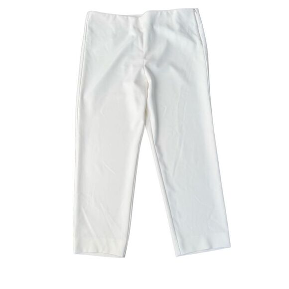 St. John Straight Leg Pants in White/Cream 18 - Picture 1 of 6